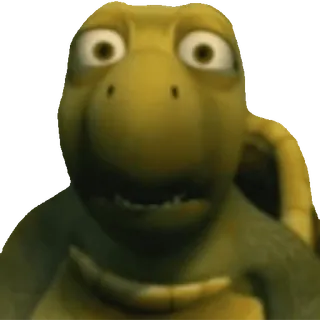 😨 a70e8dd9 거북이, 만화, 동물, 캐릭터 telegram sticker