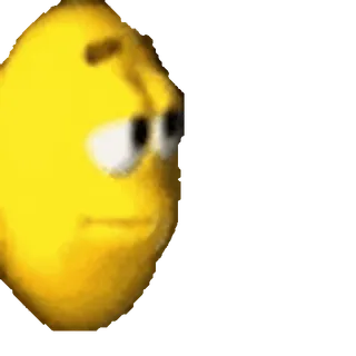 🗿 b8dd32ab 이모지, 표정, 얼굴, 노란색, 밈 telegram sticker