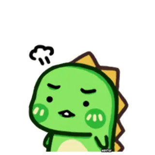 Chobosaurus by @wontae telegram stickers