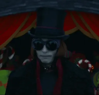 🍫 7b1bf98c Willy Wonka Charlie and the Chocolate Factory willy wonka, johnny depp, cioccolato, caramelle, film, personaggio telegram sticker