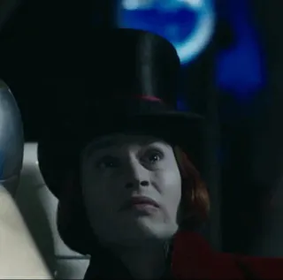 🍫 8cb549b9 Willy Wonka Willy Wonka, fabbrica di cioccolato, cappello, film, fantasia telegram sticker