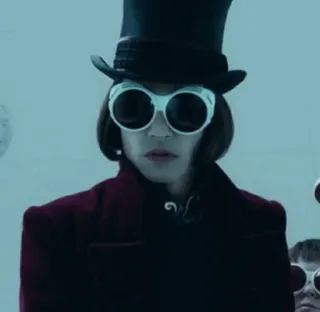 🍫 92d44122 Willy Wonka Charlie and the Chocolate Factory willy wonka, fabbrica di cioccolato, film, libri, personaggio telegram sticker