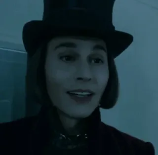 🍫 b96d87b6 Willy Wonka Charlie and the Chocolate Factory willy wonka, cioccolato, fabbrica, film, personaggio, dolce, caramella telegram sticker