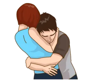 🤗 295168d9 knuffel, genegenheid, omhelzing, liefde, vriendschap, steun telegram sticker