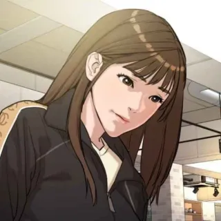 🌸 152546ad 여자, 소녀, 만화, 인물사진 telegram sticker