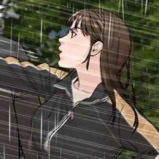 🌸 2e788819 여자, 비, 인물사진, 프로필, 재킷 telegram sticker