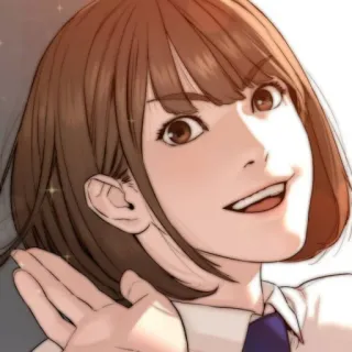 💌 abe47586 卡通, 女孩, 可爱, 动漫, 年轻女性 telegram sticker