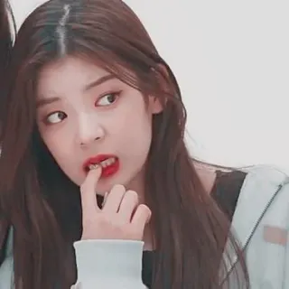 🌸 aad40094 여자, 소녀, 인물, 한국, 아시아, 귀여운, 메이크업 telegram sticker