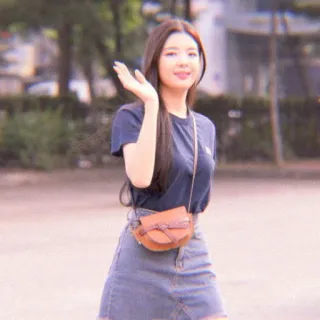 ⚡️ 5df255ed woman, person, skirt, fashion, outdoors whatsapp sticker