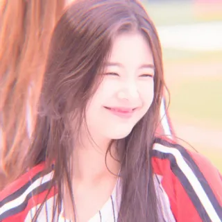 ⚡️ 61181cb2 woman, smiling, korean, cute, portrait, female whatsapp sticker