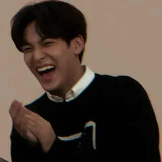 ♠️ a4b91801 คน, หัวเราะ, ยิ้ม, มีความสุข, ผู้ชาย, เสื้อสเวตเตอร์ telegram sticker