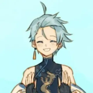 ☺️ 2d2b570f Chongyun Genshin Impact 动漫, Q版, 可爱, 游戏, 原神, 重云 telegram sticker