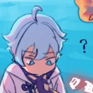 🤔 377315c3 ? 问题, 角色, 动漫, 漫画, 表情, 可爱 telegram sticker