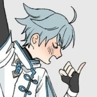 🌚 46b32cb0 Chongyun Genshin Impact 重云, 原神, 动漫, 游戏, 冰, 驱魔师 telegram sticker