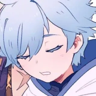 😴 547874df Chongyun Genshin Impact 动漫, 游戏, 原神, 重云, 可爱, 卡哇伊, 角色, 同人 telegram sticker