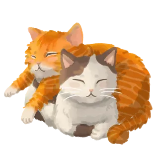 🥰 97df2599 kucing, hewan, imut, hewan peliharaan, domestik, anak kucing, felin whatsapp sticker