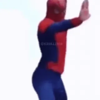 🎈 149307b7 Spider-Man @KRINJII168 Spider-Man, Superheld, Tanz, Pose, Marvel, Figur telegram sticker