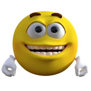 😃 24135c1d Smiley, Emoji, Fröhlich, Gelb, Daumen hoch telegram sticker