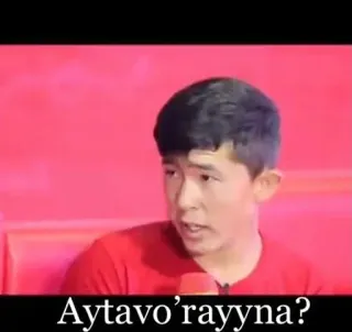 😢 aac11c31 Aytavo'rayyna? telegram sticker