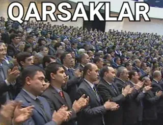 👏 c0464326 QARSAKLAR Applaus, Publikum, Zuschauer, Feier, Positiv, Veranstaltung telegram sticker