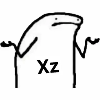 🤷‍♂ f2e96bd6 Xz Meme, Figur, Frage, Verwirrt, Strichmännchen telegram sticker