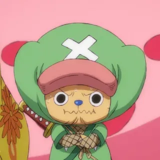 😖 343b1e09 Tony Tony Chopper One Piece Anime, Manga, Chopper, Doctor, Reno telegram sticker