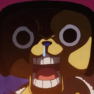 😱 b1de9101 Tony Tony Chopper One Piece Anime, Chopper, One Piece, Llorando, Triste telegram sticker