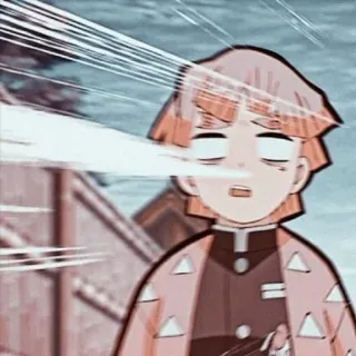 😳 ce7ce1ab Zenitsu Agatsuma Demon Slayer อนิเมะ, ดาบพิฆาตอสูร, เซ็นนิตสึ, สายฟ้า, ตกใจ, ตลก telegram sticker