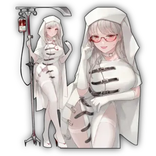 🔥 23bf996a Anime, Infermiera, Horror, Fantasy telegram sticker