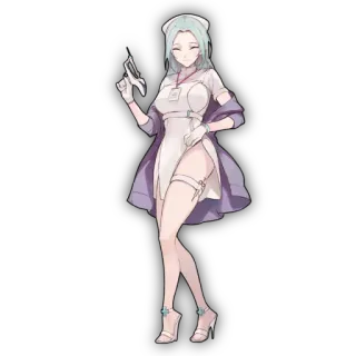 🔥 6c02d0f9 infermiera, anime, donna, cartone animato telegram sticker