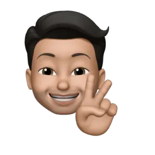 ✌️ 13a9bdff Memoji, Friedenszeichen, Emoji, Avatar, Digitale Kunst whatsapp sticker