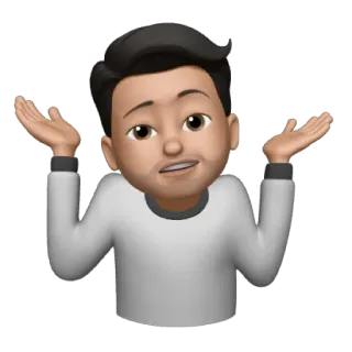 🤷‍♂ 8e31c0d3 Emoji, Achselzucken, Frage, Verwirrung, Gleichgültigkeit, Unsicher whatsapp sticker