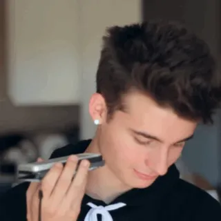 🐠 36ca6c8a man, shaving, grooming, personal care, hair, face telegram sticker