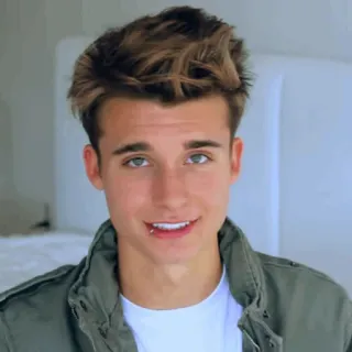 🐠 54d53700 man, portrait, smile, teenager, casual, person, attractive telegram sticker