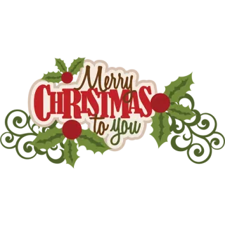 🎅 681f19c9 Merry Christmas to you christmas, holiday, greeting, merry, celebration, festive telegram sticker