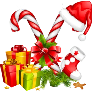 christmas telegram stickers