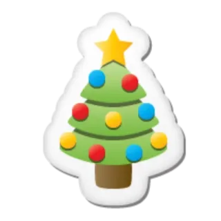 🎄 fc0ab252 圣诞节, 圣诞树, 树, 装饰, 节日, 庆祝, 装饰品 telegram sticker