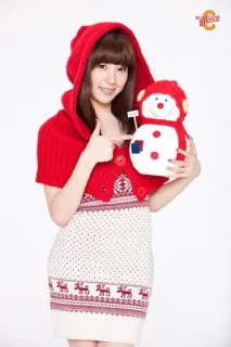 🎄 d8dca0fa donna, inverno, rosso, vestito, ritratto, interno telegram sticker