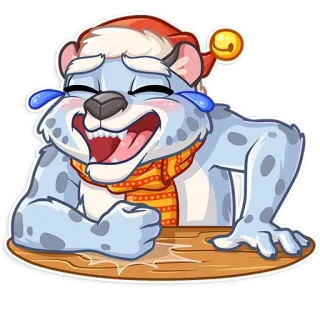 😂 4db7704d 哭, 笑, 圣诞节, 冬天, 动物, 卡通, 贴纸 telegram sticker