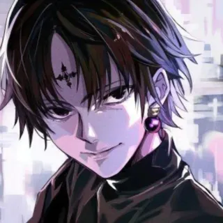 😎 c353eb91 Chrollo Lucilfer Hunter x Hunter อนิเมะ, มังงะ, คุโรโร่ ลูซิเฟอร์, Hunter x Hunter, กองโจรเงามายา, ตัวร้าย telegram sticker