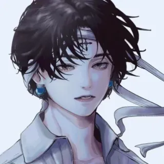 😏 e99748f9 Chrollo Lucilfer Hunter x Hunter อนิเมะ, มังงะ, คุโรโร่ ลูซิเฟอร์, Hunter x Hunter, ตัวละคร, แฟนอาร์ต telegram sticker