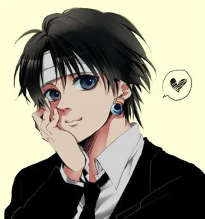 Chrollo Lucifer whatsapp stickers