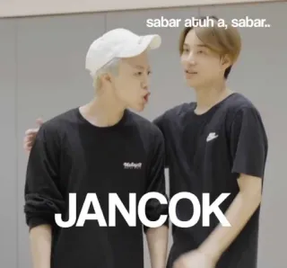 😇 2ccc80e0 JANCOK swear word, indonesian, offensive telegram sticker