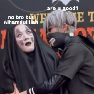 😊 ef780b32 are u good?
no bro but Alhamdulillah funny, meme, alhamdulillah, viral, internet, reaction telegram sticker