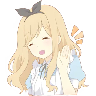 Чудесная Алиса @Nyasticks telegram stickers