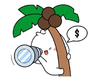 🔭 61f3541c $ お金, ドル, 双眼鏡, 漫画, トロピカル, 金融, 財産, 経済 telegram sticker