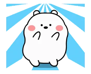 🕺 3c8451dd fofo, urso, animal, desenho animado, adesivo telegram sticker