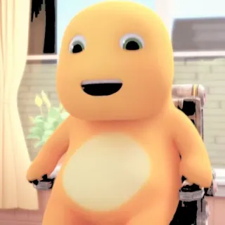 🦕 013baf7c Desenho animado, Animação, Laranja, Personagem, Fofo, Bebê telegram sticker