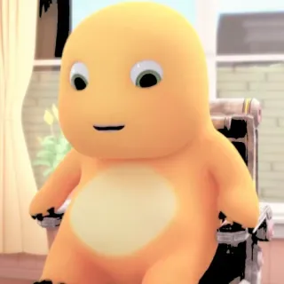 ⍣ 𝐂hubby yellow @ccaerooms whatsapp stickers