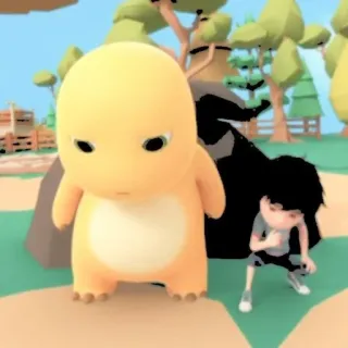 🦕 4fe2fd8d Desenho animado, Monstro, Criança, Cena, Arte digital telegram sticker